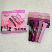 Set Hadiah Lip Tint Peptide 4 Warna Baru, Lip Gloss Mengkilap Melembapkan, Mendukung Grosir dan Eceran dalam Jumlah Besar dan Kecil