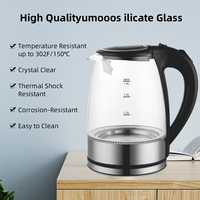 Bouilloire Électrique en Verre avec Lumière LED, Chauffe-Eau Instantané, Carafe Électrique à Prix Abordable, Bouilloires en Verre