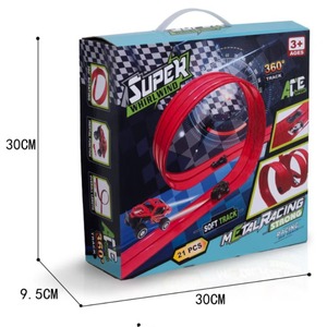 Dropshipping Shopify, Juego de Pistas de Carreras Flexibles para Niños, Rompecabezas de Ensamblaje, Rieles Flexibles, Juguete Educativo, Regalo - Product Image 3