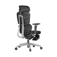Chaise de bureau ergonomique à dossier haut pivotante MARATTI, mobilier de bureau moderne