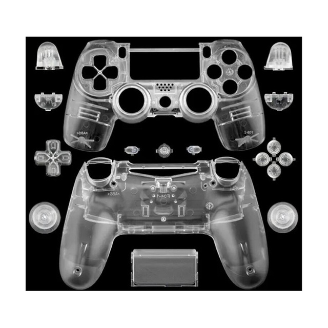Customized Transparent Clear Housing Replacement Shell Case for PS4 Controller Shell