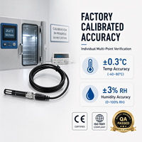 Transmetteur de température et d'humidité RS485 Modbus avec sonde en acier inoxydable 5V IP65, capteur numérique étanche pour CVC