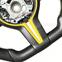 Volant chauffant en fibre de carbone style LCI Plug & Play pour BMW F30 F32 E70 E72 E90 E92 E93 F80 F10 F12 F20 F22 F36 M3