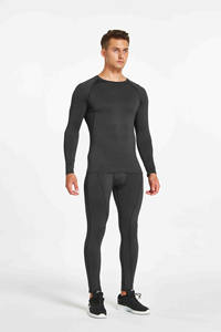 Setelan pakaian kebugaran pria, 2 potong pakaian latihan kebugaran kompresi kering, atasan dan bawahan untuk kebugaran dan olahraga - Product Image 3