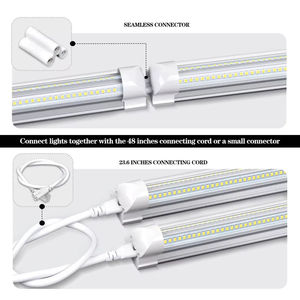T8 <b>LED</b> <b>Tube</b> 4000k 6000k Daylight V Shape Cooler Light 4FT PC Aluminum Shop Light Fixture Plug Indoor Warehouse ROHS - Product Image 5