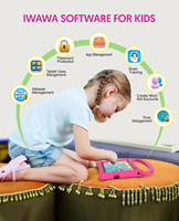 Tablette Android K7 Pro 7 pouces pour enfants, nouvelle coque anti-choc avec contrôle parental, tablette éducative WiFi pour tout-petits