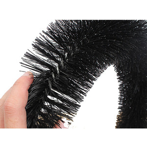 Cepillo rascador para gatos Purrfect Arch de 34 cm, negro, herramienta de masaje y aseo para gatos con base de almohadilla rascadora - Product Image 5