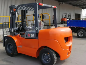 Carretilla elevadora HELI CPD50 usada de 5 toneladas, batería de litio y ácido de plomo eléctrico con piezas de repuesto - Product Image 6