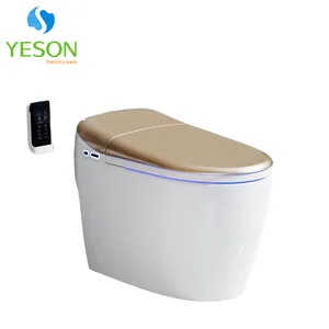 Lemari air kamar mandi, Toilet Cerdas dipasang di lantai, tempat air kamar mandi otomatis keramik desain baru