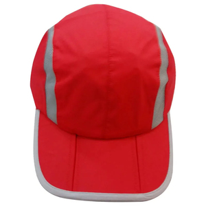 Casquette verte à 5 panneaux Logo brodé personnalisé Style baseball imperméable à l'eau Tissu sportif pliable à séchage rapide - Product Image 4