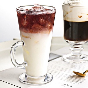 แก้วกาแฟไอริชคุณภาพสูง แก้วใสทรงสูงฐานหนา พร้อมหูจับ ขายตรงจากโรงงาน รุ่นสำหรับกาแฟเย็น - Product Image 4