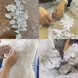 <span class=keywords><strong>Robe</strong></span> <span class=keywords><strong>de</strong></span> mariée <span class=keywords><strong>de</strong></span> style sirène Mikado en dentelle élégante à manches longues <span class=keywords><strong>bleu</strong></span> <span class=keywords><strong>ciel</strong></span> - Product Image 4