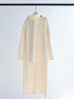 Robe cardigan en tricot doux comme de la soie pour femme, nouvelle collection automne/hiver, avec bordure en ruban