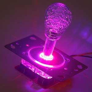 Joystick Metálico Integrado de Colores con Bola de Cristal para Máquinas de Juegos Arcade, Accesorios con Clip para Muñecas, Juegos Operados con Monedas - Product Image 5