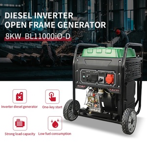 220V/380V 3000/3600rpm 50Hz/60Hz Open Frame Type <b>Generator</b> Set Powered by High Quality Engine 8KW 8.5KW - Product Image 2
