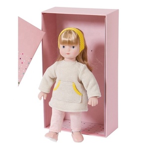Linda rosa de impresión personalizado muñeca <span class=keywords><strong>Barbie</strong></span> mate caja de embalaje cajas de embalaje de papel para juguetes - Product Image 4