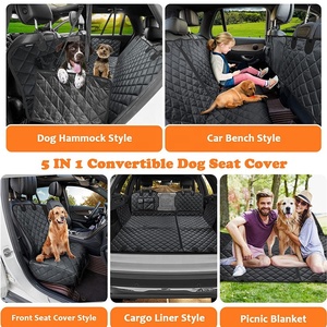 Durable Easy to Install and Remove Pet Waterproof <strong>Car</strong> Seat Cover Rear Seat <strong>Dog</strong> <strong>Hammock</strong> With Mesh Window - Product Image 5
