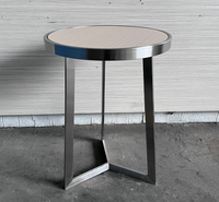 Table de chevet sur mesure en acier inoxydable, table d'angle vintage noire, base de table antique, mobilier d'hôtel, cadre métallique, bancs de bureau sur mesure BNB