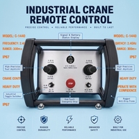 Télécommande sans fil noire et bleue à 2 leviers, étanche IP68, pour grue et camion, personnalisable, excellente qualité à prix avantageux