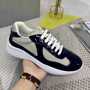 Zapatillas Deportivas de Lujo para Hombre, Marca de Diseño, Estilo American Cup, de Piel Sintética y Malla, Tendencia de Moda, Venta al Por Mayor, Personalizables - Product Image 4