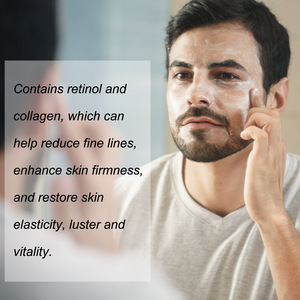 Crème Visage Raffermissante et Hydratante <span class=keywords><strong>Anti</strong></span>-Rides à la Vitamine E pour Hommes, Crème Faciale au Rétinol et au Collagène pour une Peau d'Apparence Plus Jeune - Product Image 3