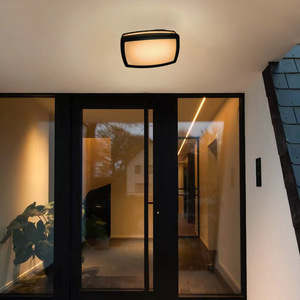 Lampe de plafond LED à détecteur de mouvement par micro-ondes 3CCT pour extérieur, jardin, cour, escalier, montage mural, IP65 - Product Image 4