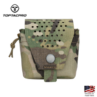 TOPTACPRO Pochette grenade camouflage 500D Nylon tactique MOLLE pochette grenade unique pochette grenade pour ceinture