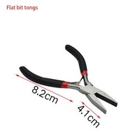 Mini-pince coupante diagonale multifonctionnelle à bec rond et coudé, outils de bricolage pour petits bijoux, en acier au carbone métrique, personnalisable OEM