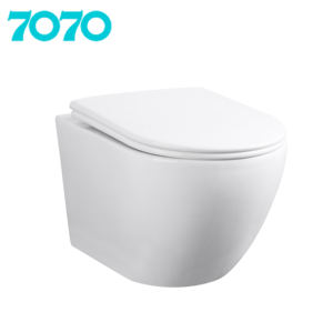 <span class=keywords><strong>WC</strong></span> mural monobloc moderne avec siphon en P, design sans bride, nano-revêtement autonettoyant, kit <span class=keywords><strong>WC</strong></span> complet - Product Image 1