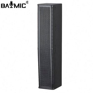 Professional 12 Inch Bass 4.5 Inch Full Range Wooden Outdoor BT Amplifiers Array Active PA Column <b>Speaker</b> Loundsound <b>System</b> Set - Product Image 2