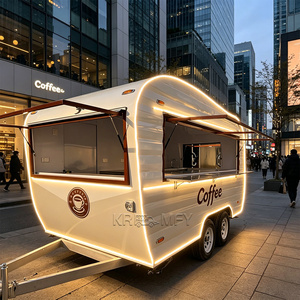 China Commercial Usa Mobile Food Trucks for Sale Florida Michigan Drinks Towable Food Cart Vendors - Product Image 4