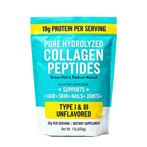 Glutenfreies Hydrolysiertes Rinder-Kollagen-Pulver Nahrungsergänzungsmittel Typ I II III V X Geschmacksneutral Leicht Löslich für Schönheitsprodukte - Product Image 6
