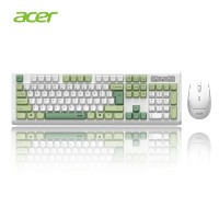 acer OCC335 İnce Kablosuz Klavye Mouse Seti 104 Tuş 1600 DPI Ergonomik Uzun Pil Ömrü Yüksek Hassasiyetli Optik Sensör