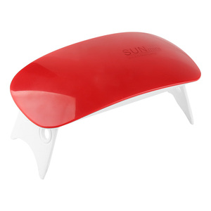 6W red <strong>Nail</strong> <strong>Dryer</strong> Machine UV LED Lamp Portable Micro USB Cable Home Use <strong>Nail</strong> UV Gel <strong>Varnish</strong> <strong>Dryer</strong> 3 LEDS Lamp <strong>Nail</strong> Art Tools - Product Image 1