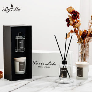 Juego de Regalo de Velas Aromáticas de Cera de Soya de 140 g con Logotipo Personalizado y Difusor de Aroma de 120 ml |   Vela de Lujo y Fragancia para el Hogar, para Decoración del Hogar - Product Image 2