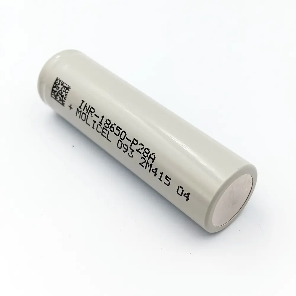 Molicel 18650 Batteries P28A 2800MAH 35A taux de décharge élevé pour batterie de drone molicel batterie