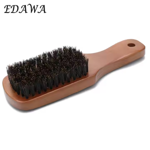 <span class=keywords><strong>Brosse</strong></span> à cheveux et à <span class=keywords><strong>barbe</strong></span> en poils de sanglier écologiques pour hommes, manche court, rasage et nettoyage - Product Image 5