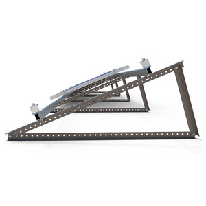 Custom DIY Installation Solar Array <strong>Support</strong> Frame L-Angle Bracket for Cement <strong>Flat</strong> Roof Steel Mounted Kit - Product Image 4