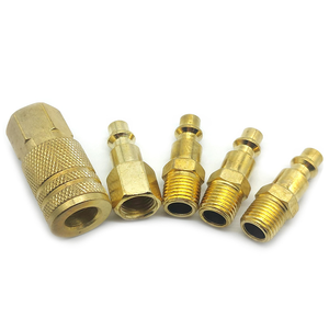 Kit de 5 Tapones de Latón y Cobre de 1/4'' con Rosca Estándar para Aplicaciones de Línea de Gas - Product Image 5