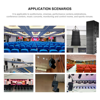 Enceintes Line Array passives L-208 à double 8 pouces, adaptées aux spectacles sur scène, avec paramètres personnalisables