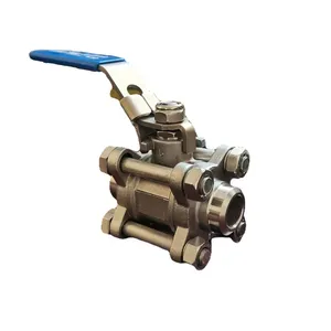 Stainless steel 3 pc ball valve