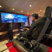 Simulateur de vol d'intérieur, chaise de jeu d'aviation, cockpit de vol à mouvement, VR pour siège d'entraînement