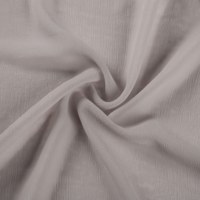 0802 Tissu en mousseline de polyester plissé à la main, respirant et antistatique, pour foulards de filles et femmes, à prix compétitif