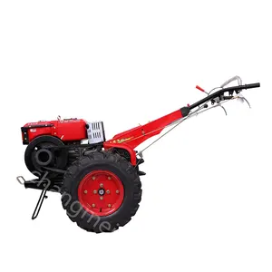 Çim biçme traktörü kültivatör yeke güç weeder satılık 10hp iki tekerlekli traktör kullanılır