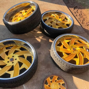 RCSR Llantas Forjadas Personalizadas de 22 24 26 28 30 Pulgadas, Llantas <span class=keywords><strong>Trapstar</strong></span> con Borde Profundo 5x127 para Chevy C10 - Product Image 1