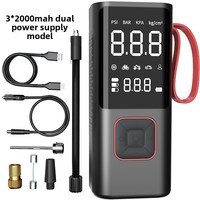Compresseur d'air portable sans fil RoadGuardian ATJ-6988 6000mAh 60W pour voiture, avec affichage numérique de la pression des pneus