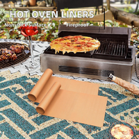 Vente en gros, vente chaude, doublure de four épaisse et résistante au feu pour barbecue extérieur et protection du fond du four de cuisine
