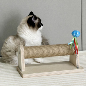 Arredamento per Animali Domestici da Interno, Resistente Tiragraffi per Gatti in Sisal con Giocattolo a Molla e Palla su Pista per Soggiorno e Camera da Letto - Product Image 3