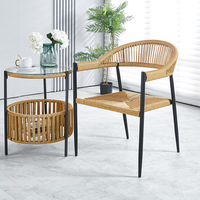 Chaise à bascule d'extérieur en rotin, best-seller, moderne, minimaliste, confortable, durable, légère, portable, avec accoudoirs, pour balcon