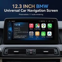 Venta al por Mayor KZS TS18 Nuevo Sistema Android de 12.3 Pulgadas con Carplay Inalámbrico para BMW Serie 3 E90 E91 E92 E93 Reproductores de Video para Auto con GPS